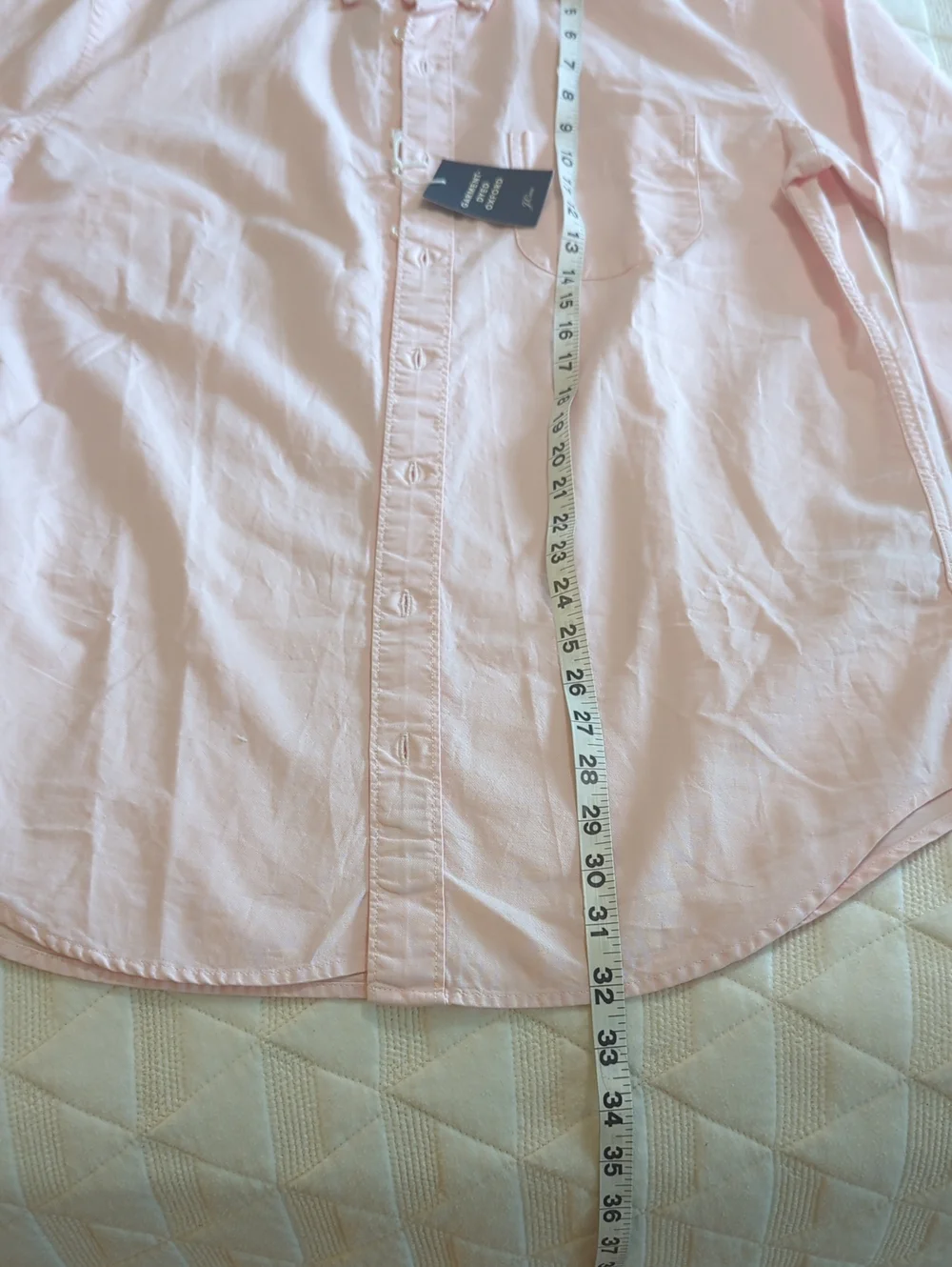 J. Crew Garment Dyed Oxford Shirt Medium Tall